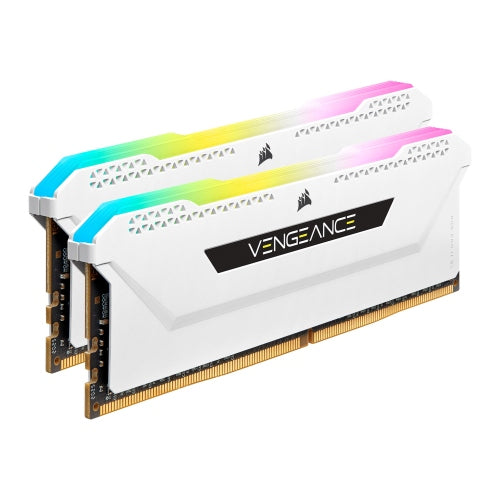 Corsair Vengeance RGB Pro SL 16GB DDR4 3200MHz White Low-Profile RAM Corsair Vengeance RGB Pro SL 16GB DDR4 3200MHz White Low-Profile RAM